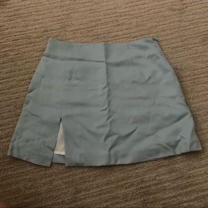 djerf avenue blue must have mini skirt